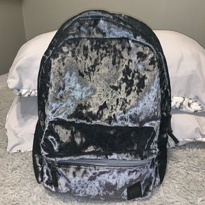 velvet backpack